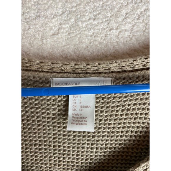 Basic H&M Tan Long Sleeve Sweater Size Small - Picture 5 of 8